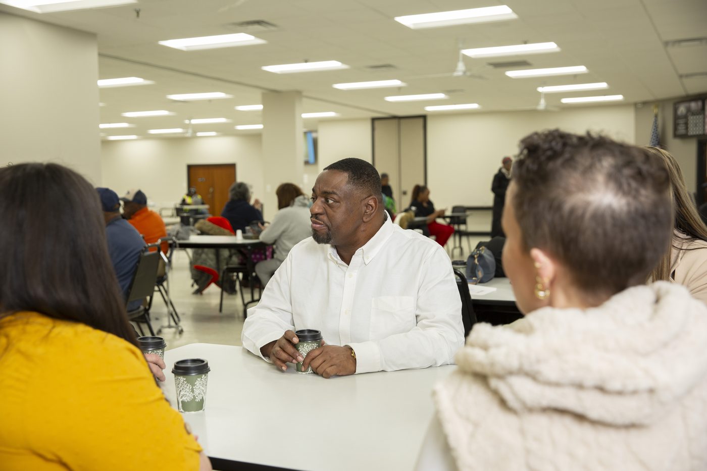 Senator Emil Jones III on the campaign trail
